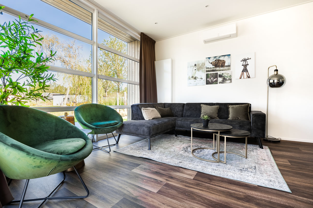 Woonkamer met airconditioning