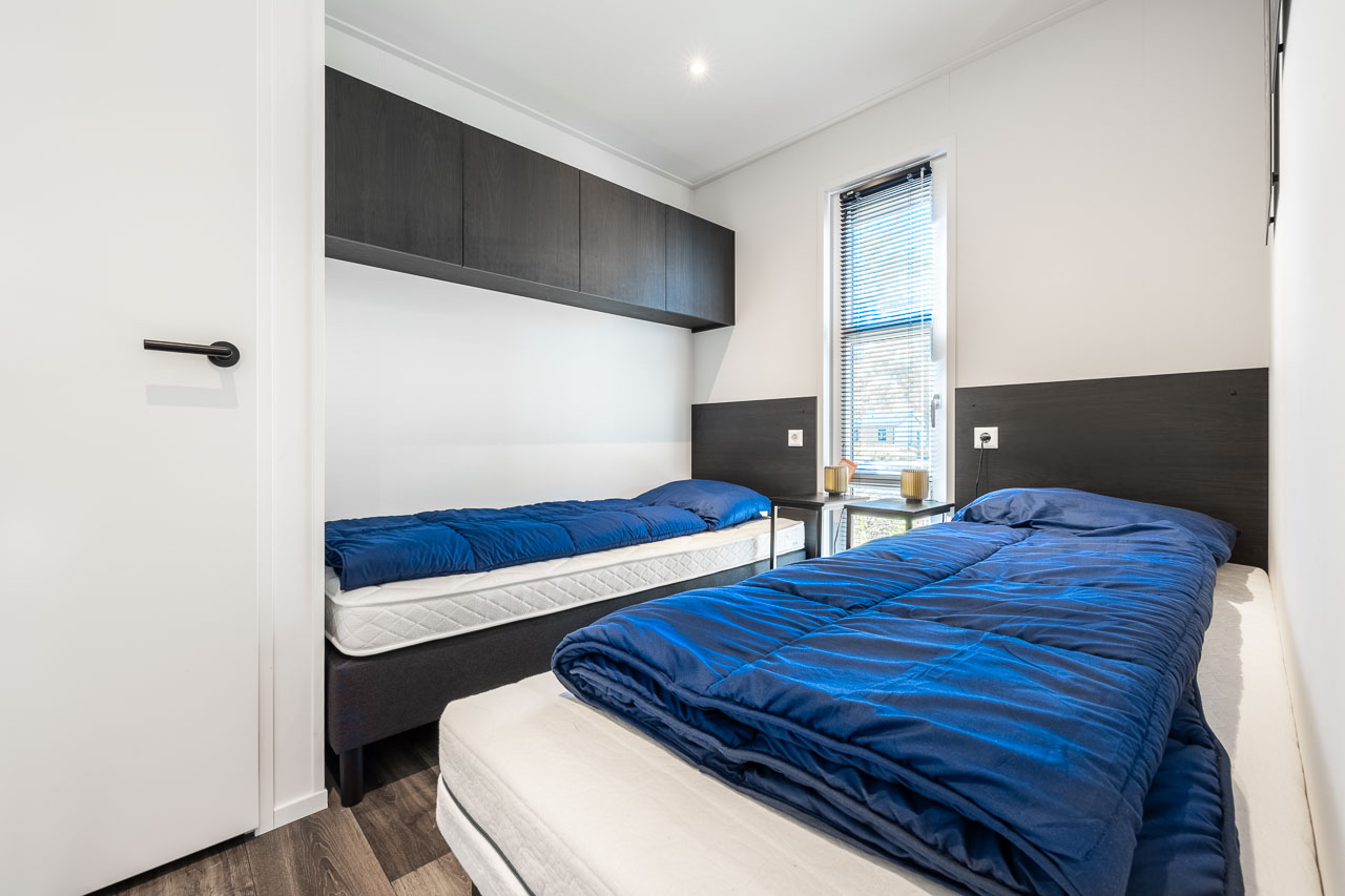 Slaapkamer 2 met twee eenpersoonsbedden